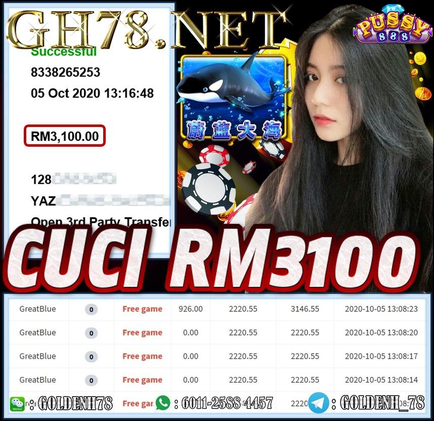 MEMBER MAIN PUSSY888 CUCI RM3100